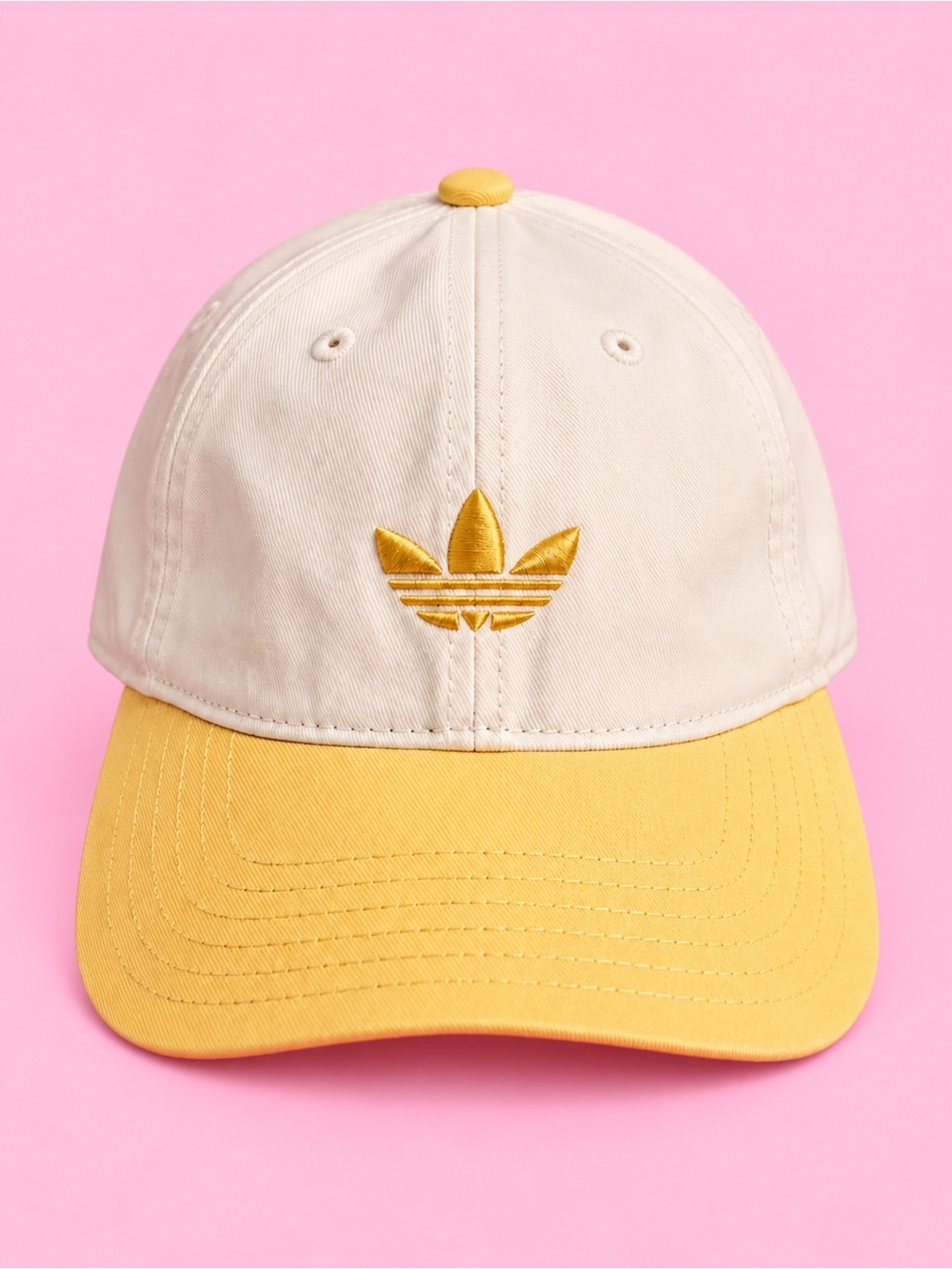 Adidas💛Cream and Yellow Cap